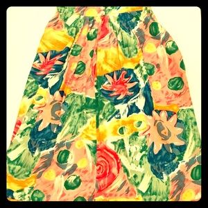 Vintage Howard Wolf Long Skirt Size 14  Floral